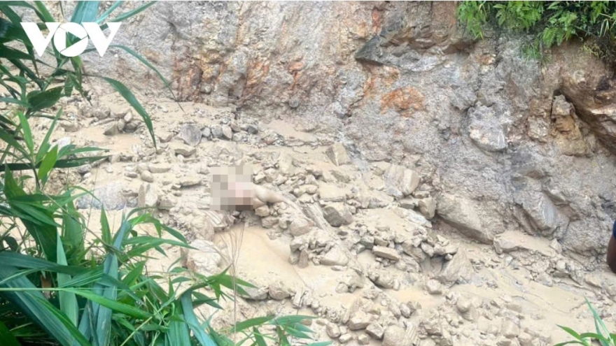 Sạt lở taluy dương làm 1 người đi đường ở Lai Châu tử vong