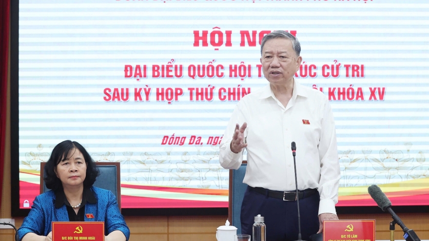 Tổng Bí thư Tô Lâm tiếp xúc cử tri Hà Nội sau kỳ họp 9 Quốc hội khoá 15