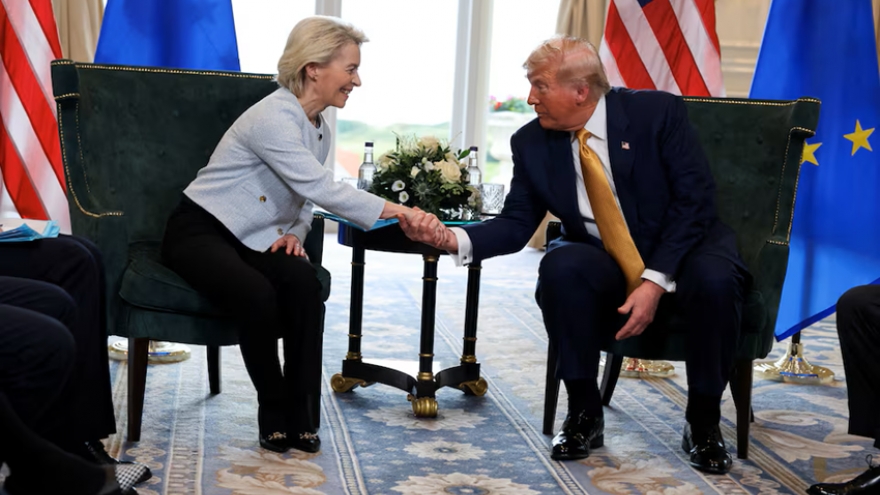 Mỹ áp thuế 15% với hầu hết hàng hóa nhập khẩu từ EU