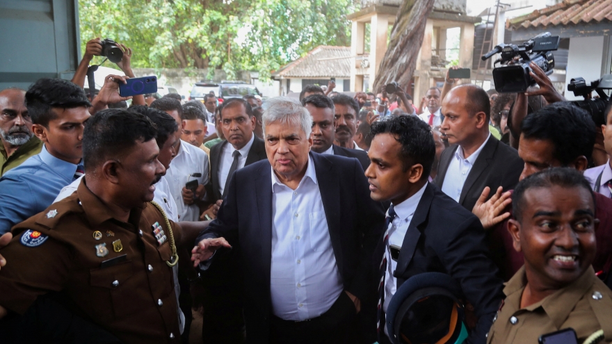 Cựu Tổng thống Sri Lanka Ranil Wickremesinghe bị bắt