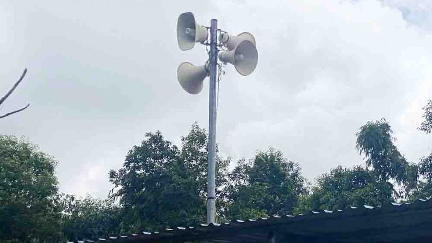 Loa truyền thanh – "lá chắn" mùa lũ ở Bình Lư