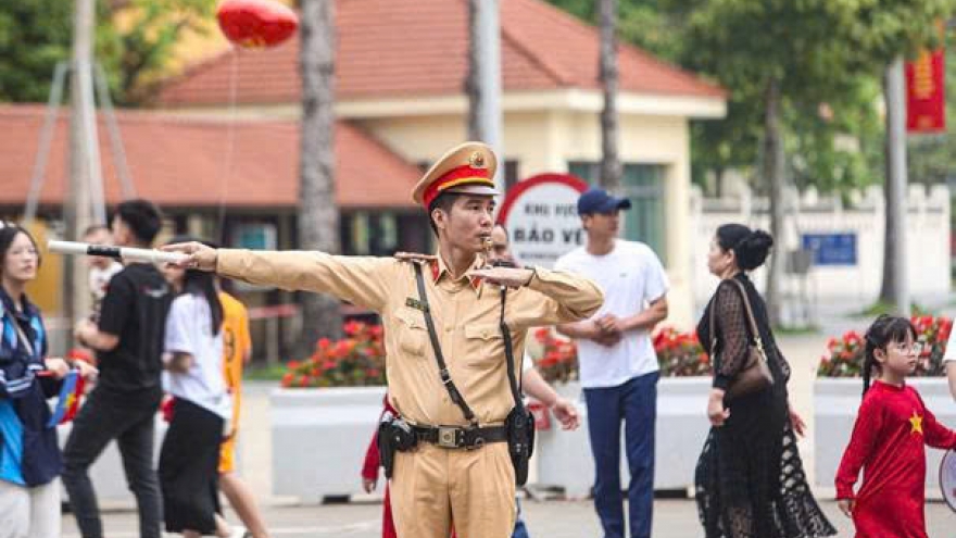 Công an Hà Nội thông báo điều chỉnh thời gian phân luồng giao thông phục vụ A80