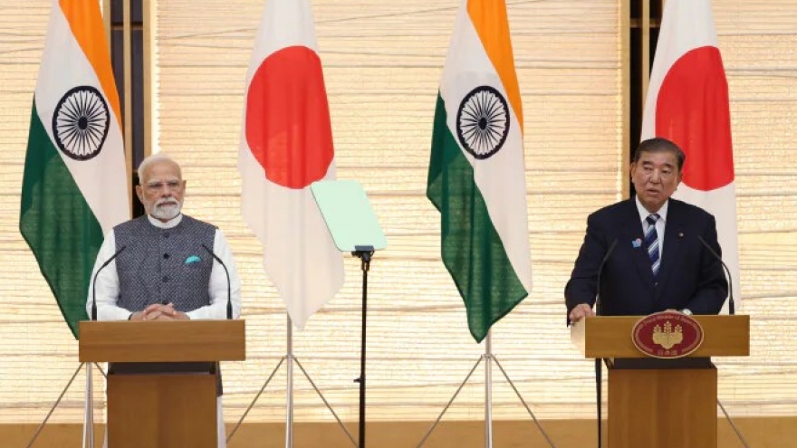 Thượng đỉnh Nhật Bản - Ấn Độ thống nhất hợp tác bền vững đa lĩnh vực