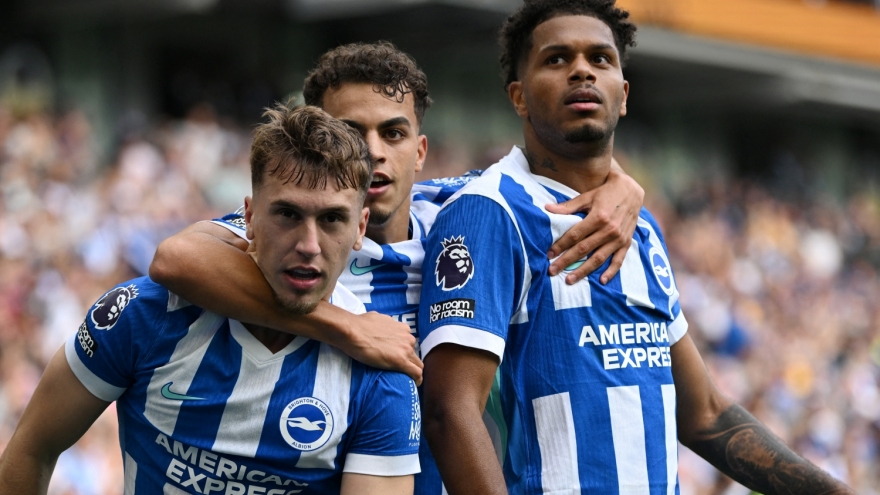 Kết quả vòng 3 Ngoại hạng Anh 2025/2026: Man City thua ngược Brighton