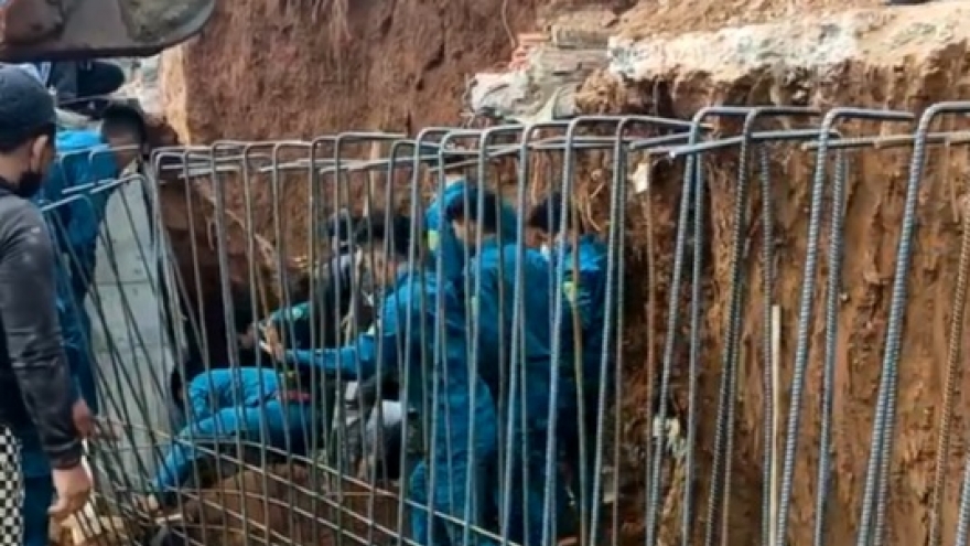 Sạt lở đất tại công trình ở Quảng Ngãi, một công nhân thiệt mạng