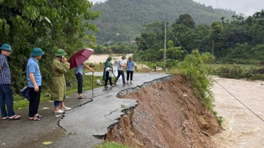 Cảnh báo lũ quét, sạt lở đất tại 50 xã ở Nghệ An