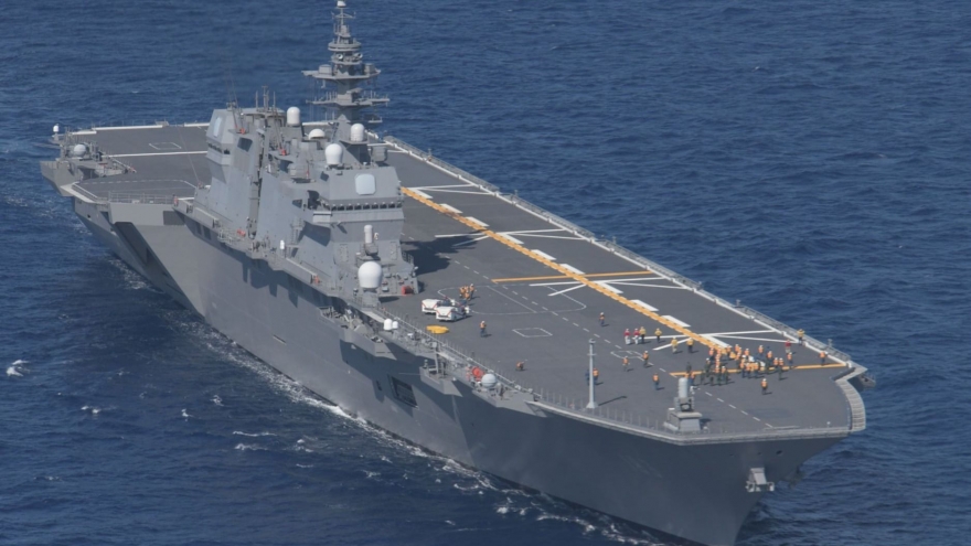 Nhật Bản sử dụng tàu hộ tống làm tàu sân bay dành cho tiêm kích F-35B