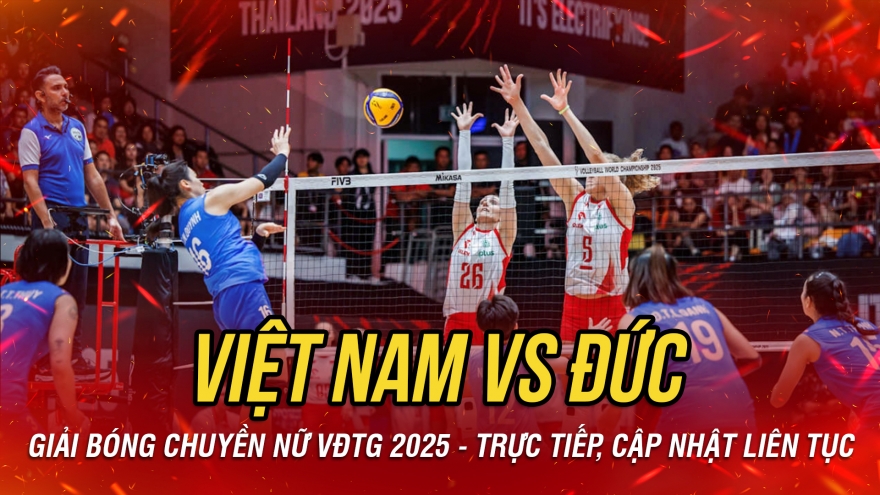 Trực tiếp bóng chuyền nữ Việt Nam vs Đức: Tiếp đà hưng phấn