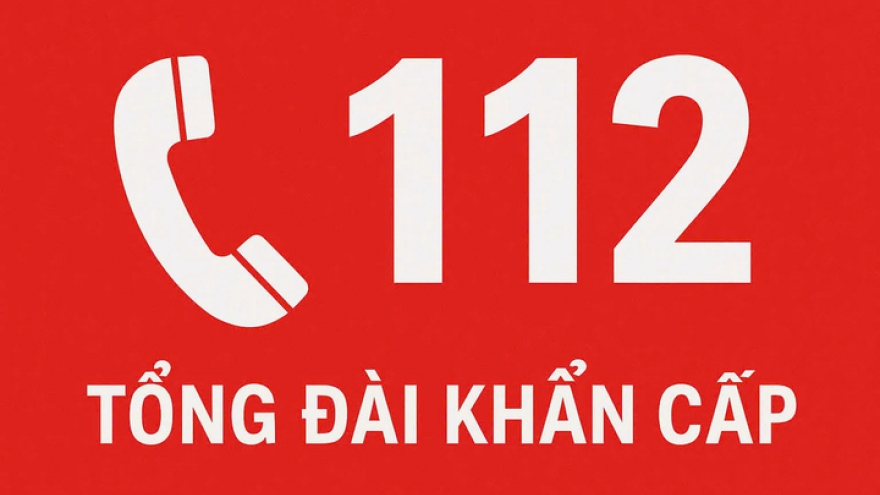 Tổng đài 112 sẵn sàng tiếp nhận thông tin sự cố do bão Ragasa