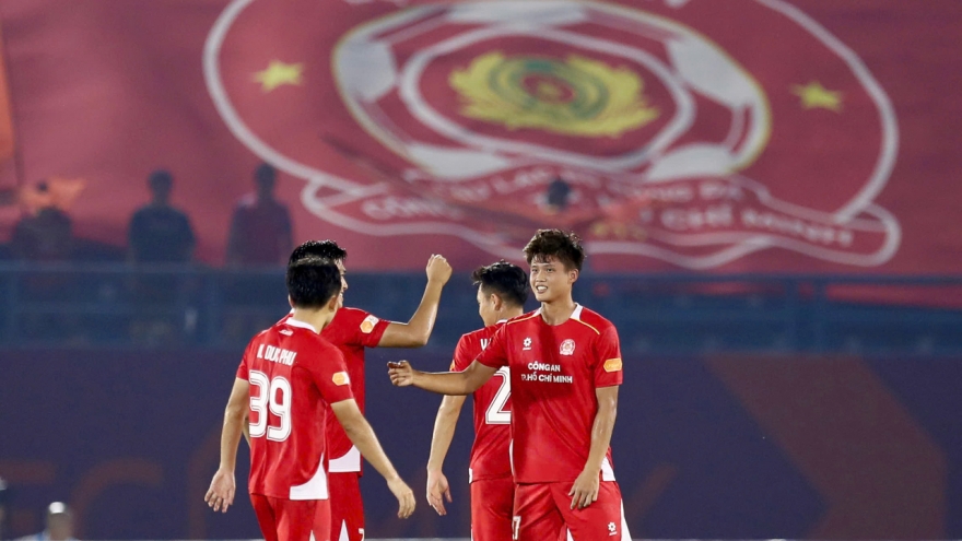 Bảng xếp hạng V-League mới nhất: CA TP Hồ Chí Minh bứt phá mạnh mẽ