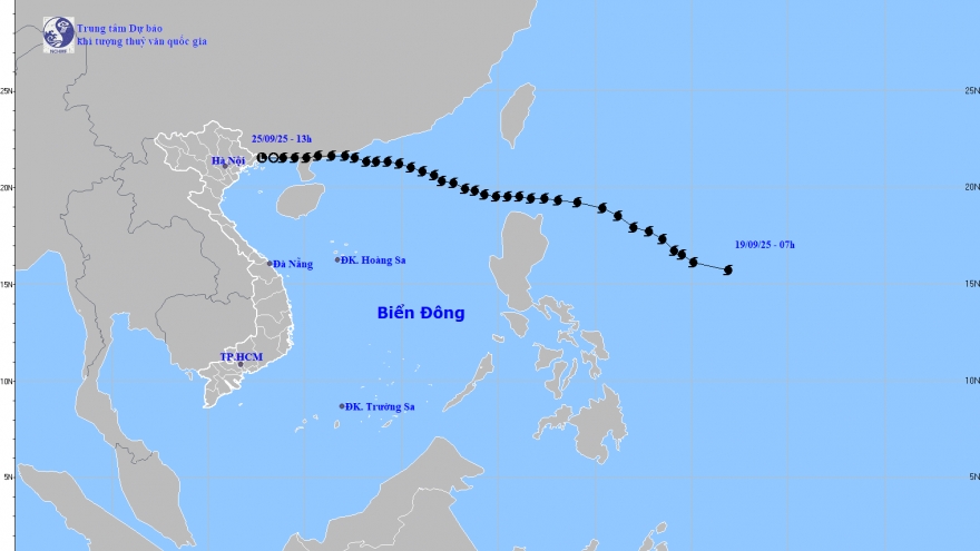Bão số 9 đã thành áp thấp nhiệt đới và tiếp tục tan dần trên khu vực Quảng Ninh