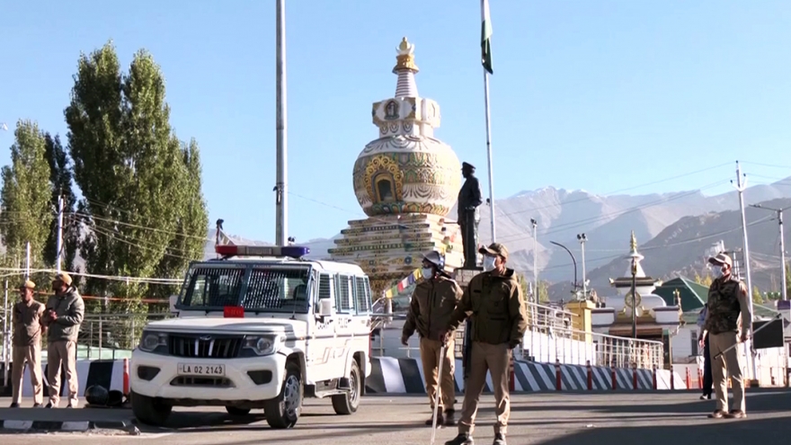 Ấn Độ áp đặt lệnh giới nghiêm ở Ladakh sau bạo động