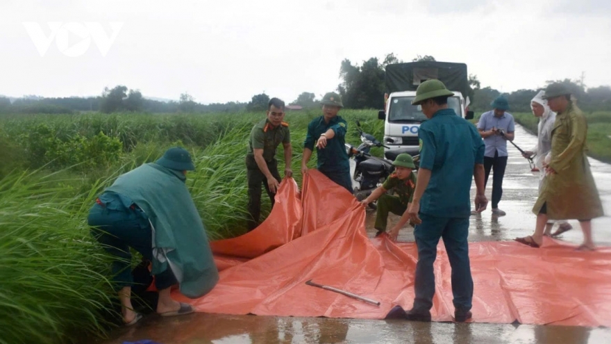 Mưa lớn ở khu vực Bắc bộ, từ Thanh Hóa đến Hà Tĩnh