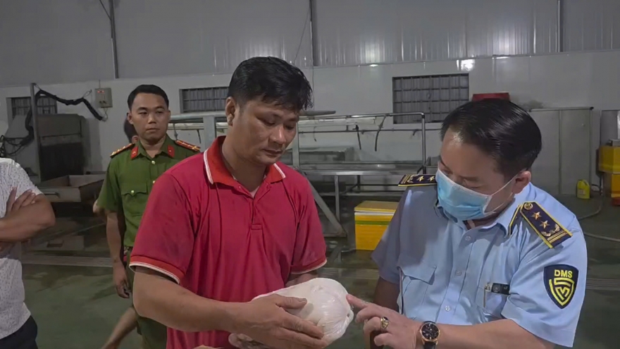 Xử phạt hộ kinh doanh lưu trữ hơn 100 tấn thịt lợn không rõ nguồn gốc ở Gia Lai