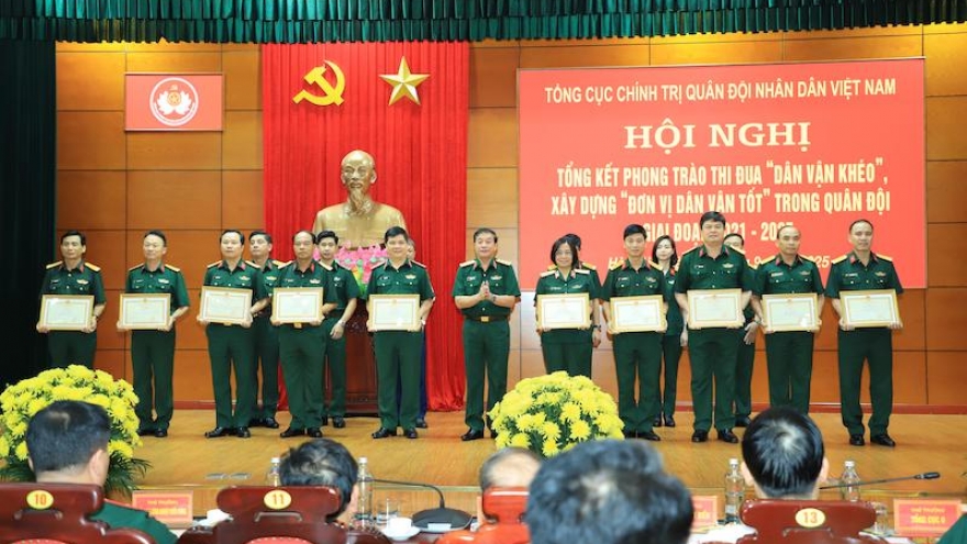 Tổng kết phong trào thi đua “Dân vận khéo”, xây dựng “Đơn vị dân vận tốt” trong Quân đội