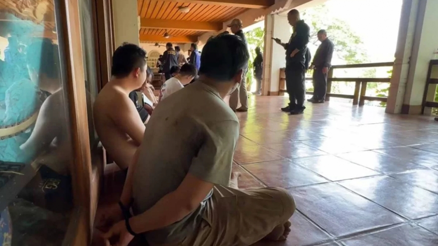 Thái Lan bắt 20 người Trung Quốc điều hành đường dây lừa đảo tại Chiang Mai