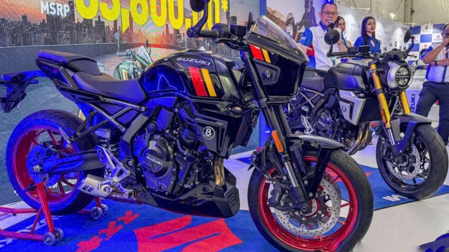 Suzuki GSX-8T và GSX-8TT 2025 ra mắt, giá từ 370 triệu đồng