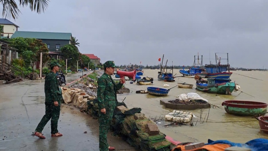 Quảng Trị không chủ quan với mưa lớn sau bão