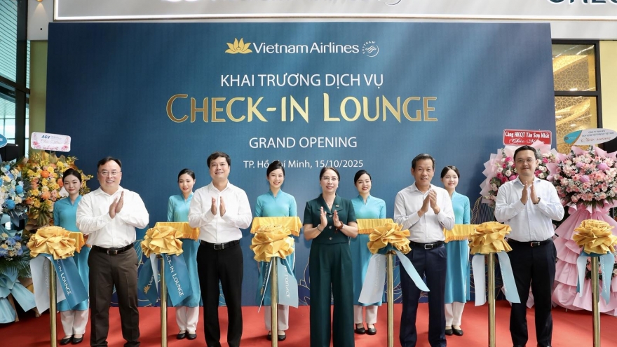 Vietnam Airlines thực hiện check-in Lounge tại Tân Sơn Nhất: Trải nghiệm đẳng cấp