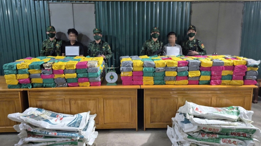 Bộ đội Biên phòng Quảng Trị triệt phá đường dây vận chuyển 500kg ma túy