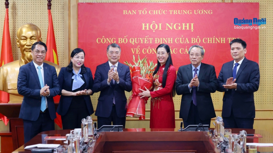 Bà Bùi Thị Quỳnh Vân giữ chức Phó Trưởng Ban Tổ chức Trung ương