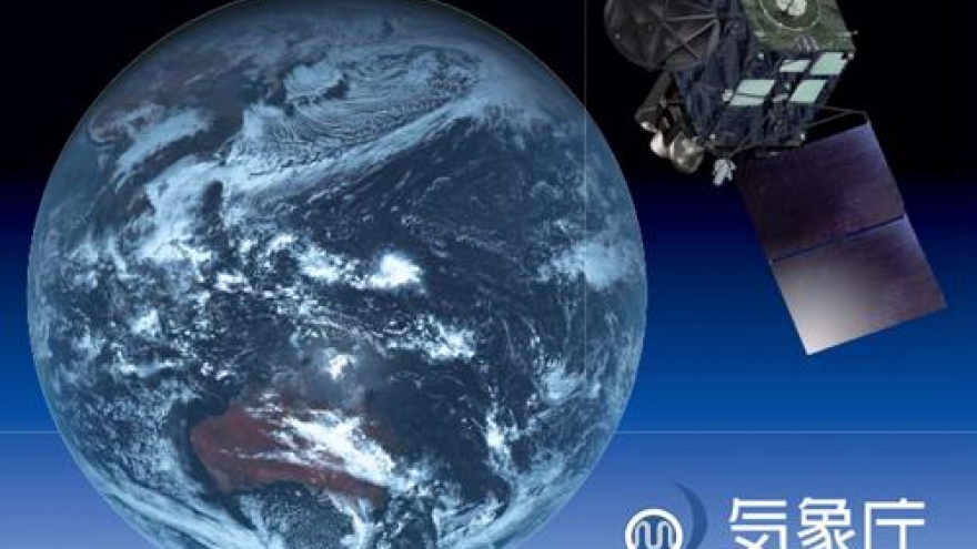 Vệ tinh quan trắc Nhật Bản gặp sự cố trong quá trình theo dõi bão Nakri