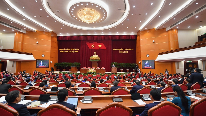 Thông cáo báo chí phiên bế mạc Hội nghị Trung ương 13 khoá XIII