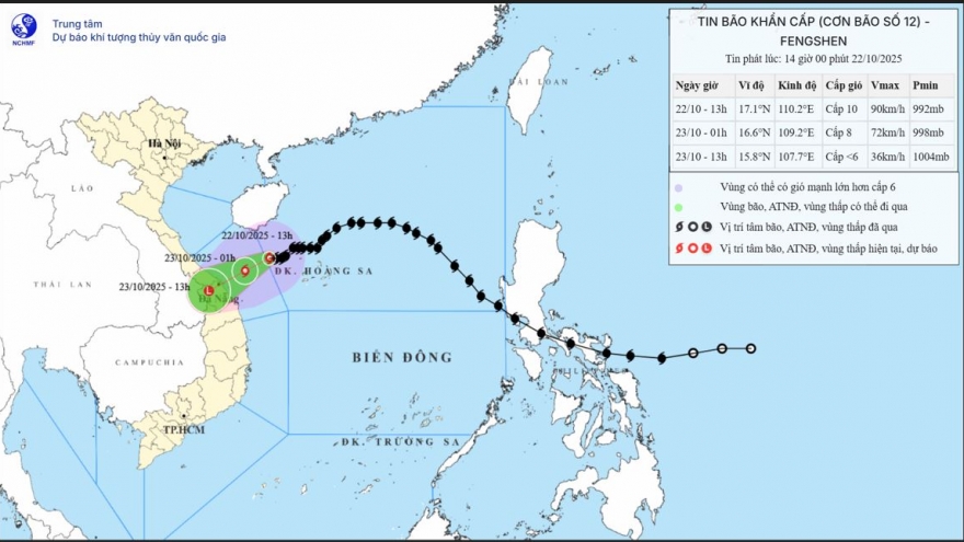 Bão số 12 suy yếu, Trung Bộ mưa lớn kéo dài đến hết tháng 10