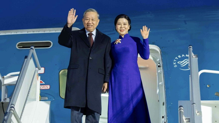 Tổng Bí thư Tô Lâm tới Helsinki bắt đầu các hoạt động thăm chính thức Phần Lan