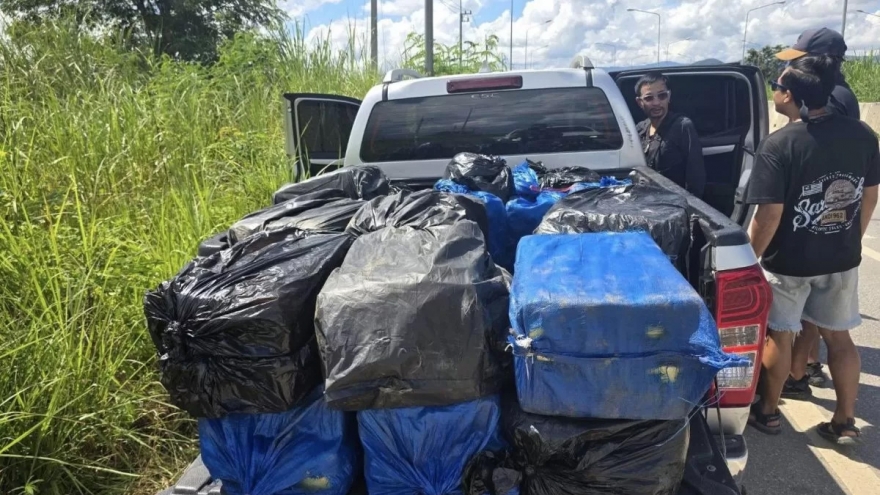 Cảnh sát Thái Lan thu giữ 4,4 triệu viên ma túy đá, trị giá hàng triệu USD