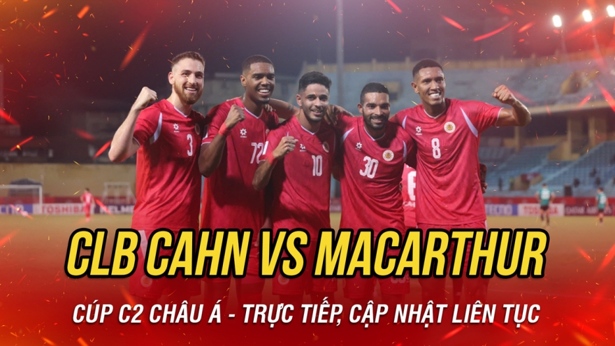 Trực tiếp CLB CAHN vs Macarthur: Chiến thắng tiếp theo ở Cúp C2 châu Á?
