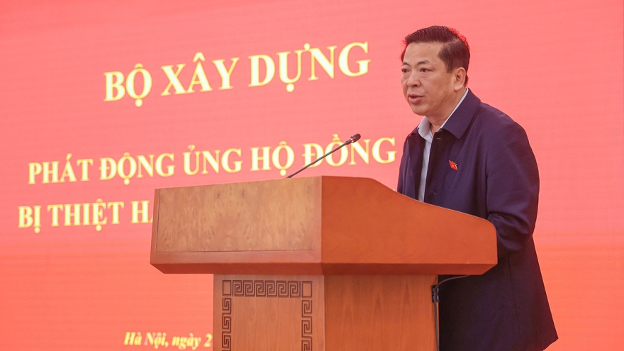 Bộ Xây dựng phát động quyên góp ủng hộ đồng bào bị thiệt hại do mưa lũ