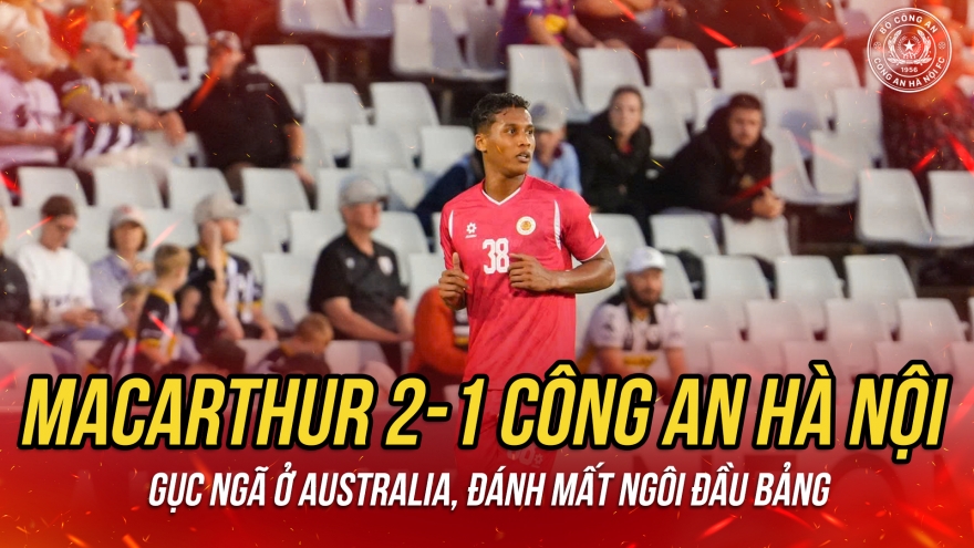 CAHN thua cay đắng trước Macarthur ở Cúp C2 châu Á 2025/2026