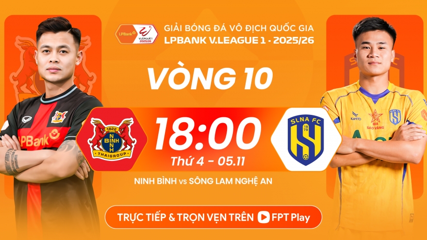 Đối thủ của CLB Ninh Bình mất trụ cột ở vòng 10 V-League 2025/2026