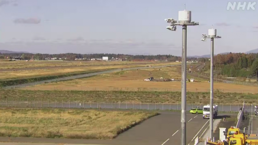 Gấu xuất hiện tại sân bay Hanamaki, Nhật Bản đóng cửa toàn bộ đường băng