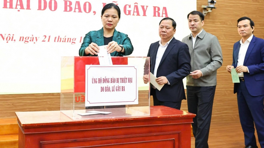 Hơn 112 tỉ đồng ủng hộ đồng bào miền Trung, Tây Nguyên khắc phục hậu quả mưa lũ