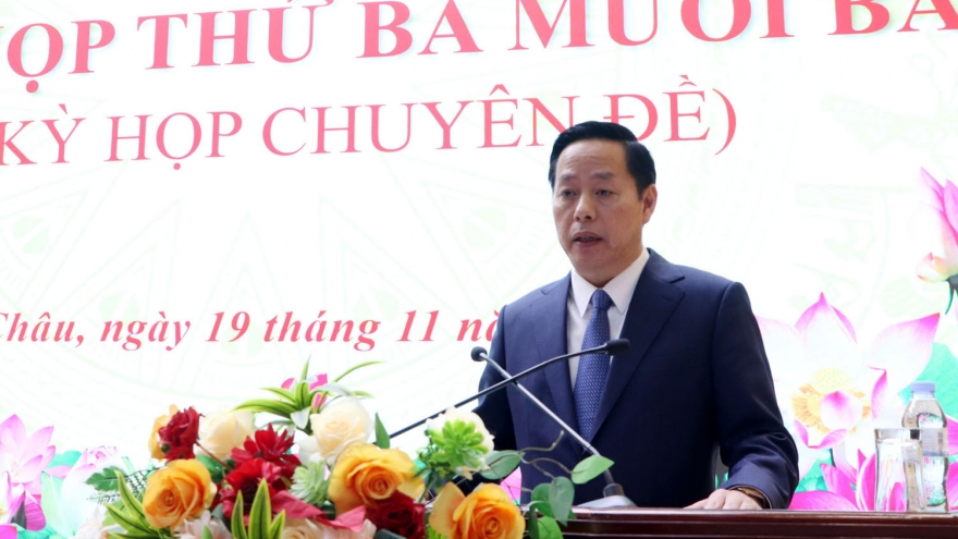 Ông Hà Quang Trung được bầu giữ chức Chủ tịch UBND tỉnh Lai Châu