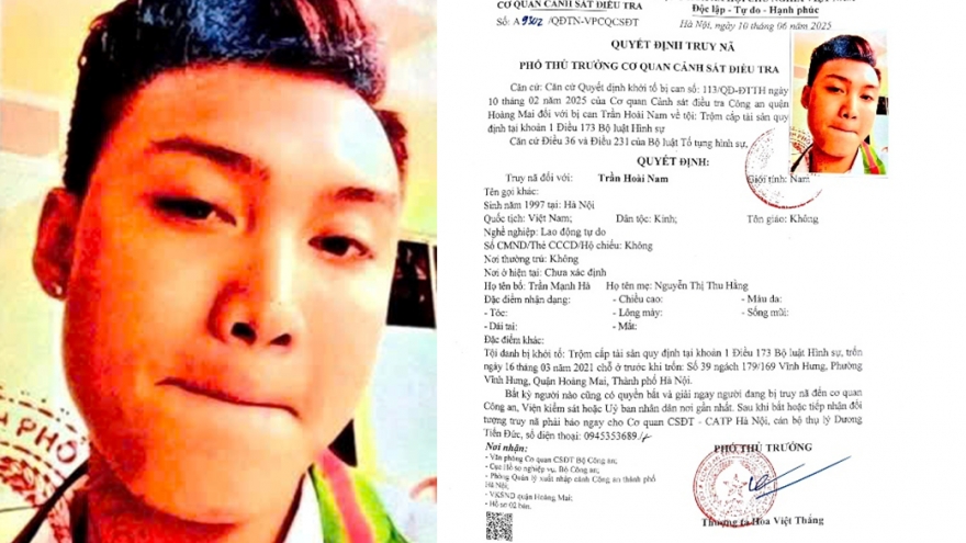 Truy nã "đạo chích" chuyên trộm xe máy, điện thoại tại quán net ở Hà Nội