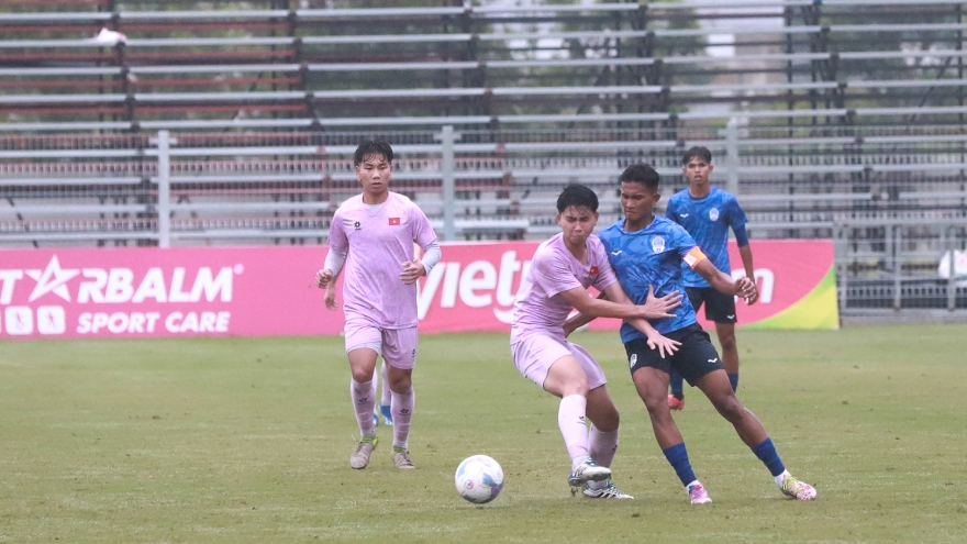 U17 Việt Nam thắng “bàn tay nhỏ” trước U17 Campuchia