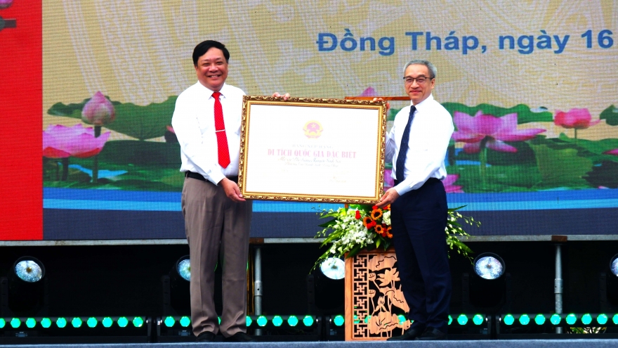 Đồng Tháp đón nhận Di tích quốc gia đặc biệt Mộ Cụ Phó bảng Nguyễn Sinh Sắc