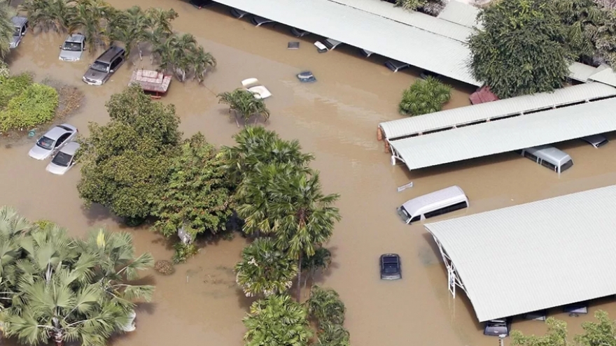 Miền Nam Thái Lan tiếp tục đối mặt nguy cơ mưa lớn và lũ quét