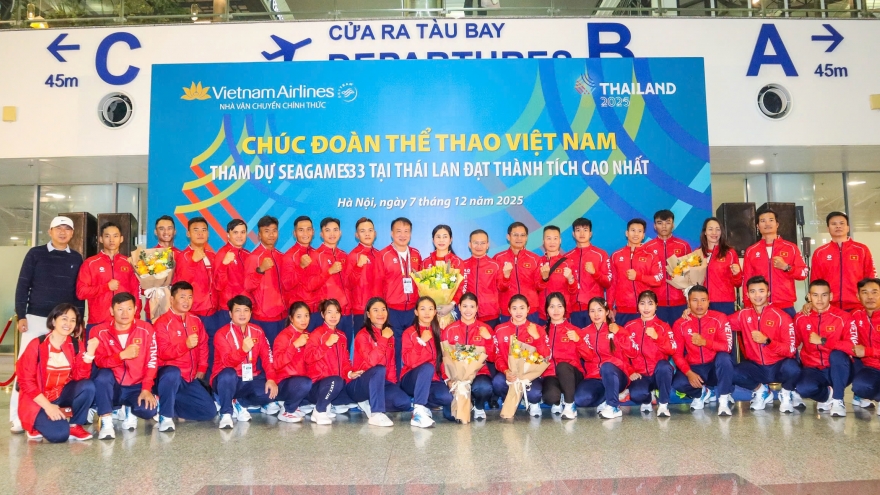Đoàn Thể thao Việt Nam chính thức lên đường dự SEA Games 33