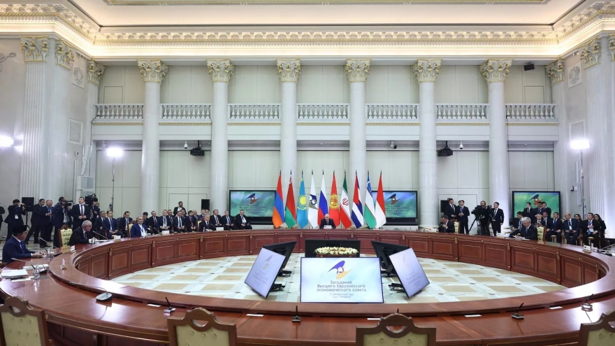 Tổng thống Nga chủ trì phiên họp của Hội đồng Kinh tế Á - Âu tại Saint Petersburg