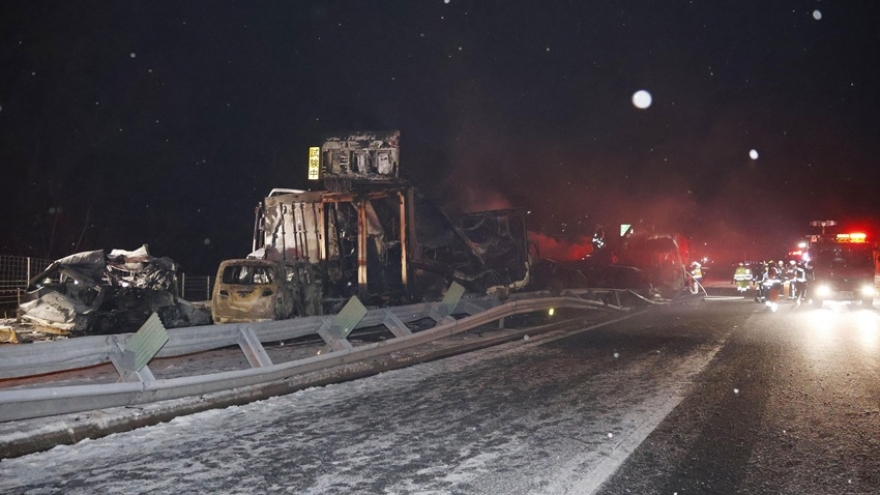 Tai nạn giao thông liên hoàn tại Nhật Bản khiến 27 người thương vong