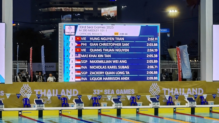 Trần Hưng Nguyên bảo vệ thành công tấm HCV SEA Games