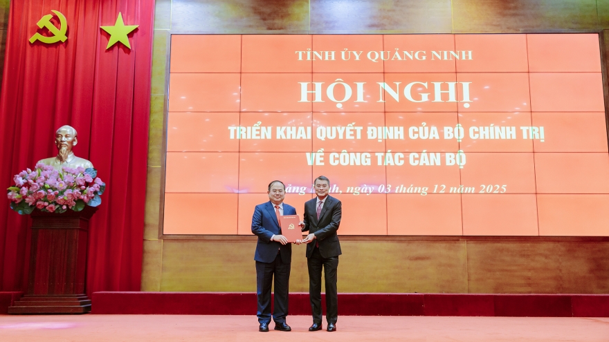 Bí thư Tỉnh ủy Cao Bằng Quản Minh Cường giữ chức vụ Bí thư Tỉnh ủy Quảng Ninh