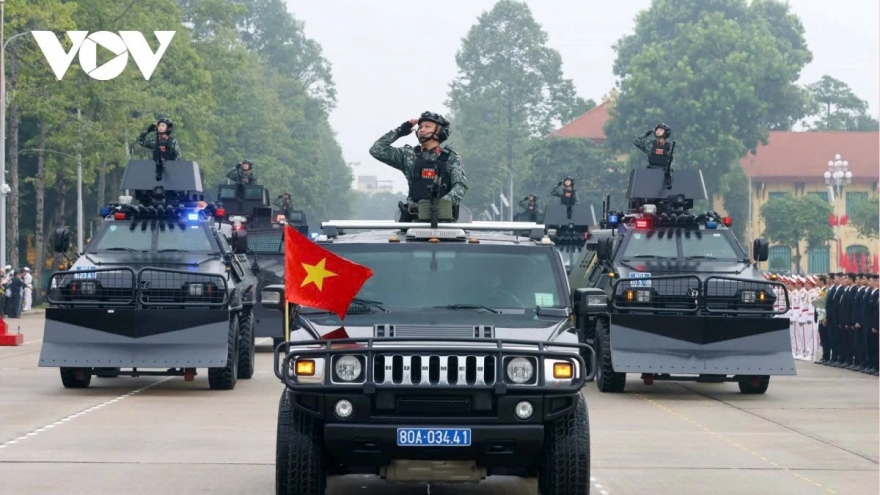 Phân luồng giao thông phục vụ Lễ xuất quân bảo vệ Đại hội lần thứ XIV của Đảng