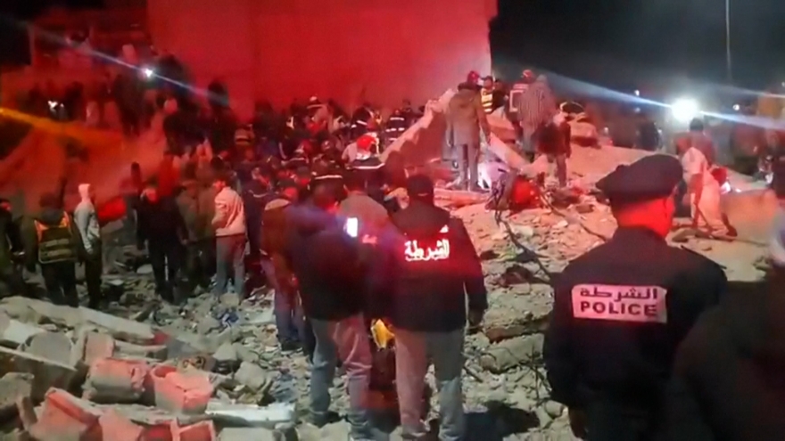 22 người thiệt mạng trong vụ sập nhà kinh hoàng ở Marocco