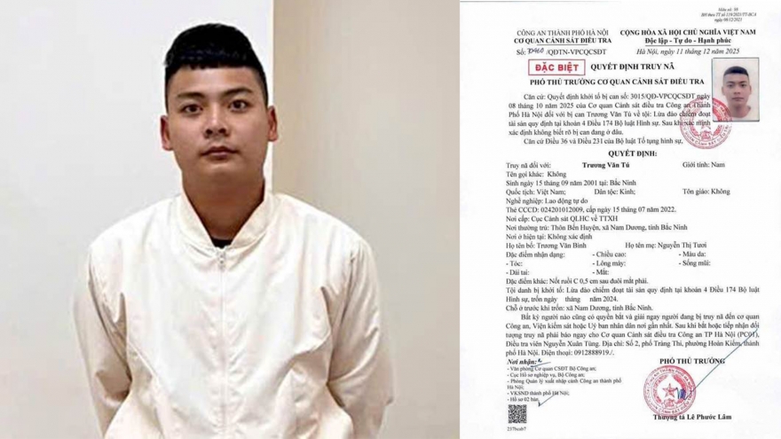 Đối tượng chiếm đoạt 25.000 USD bị truy nã đặc biệt ra đầu thú