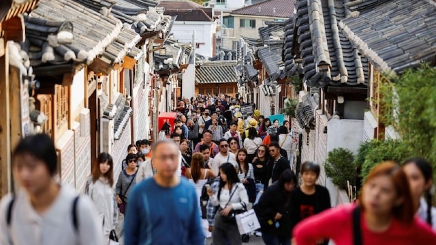 Lượng khách Trung Quốc dự báo tăng đột biến tại Hàn Quốc dịp nghỉ tết